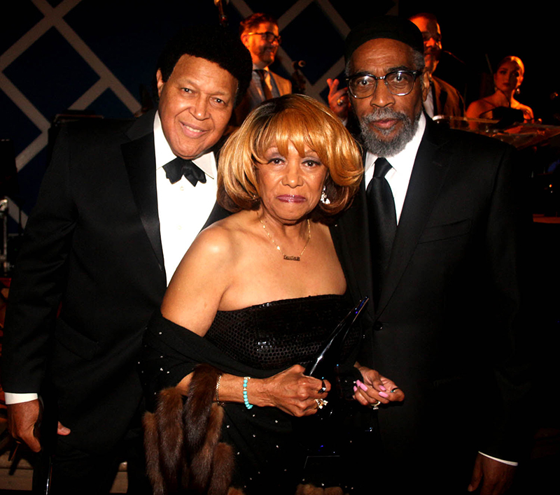 Kenny Gamble with Chubby Checker and Dee Dee Sharp