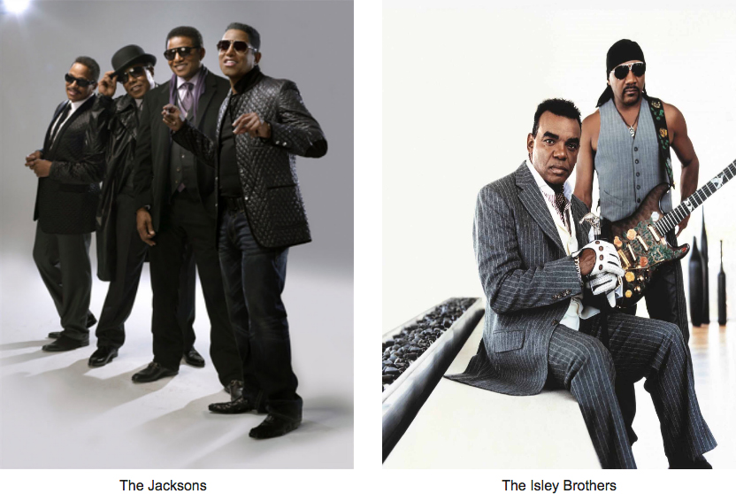 The Jacksons and The Isley Brothers